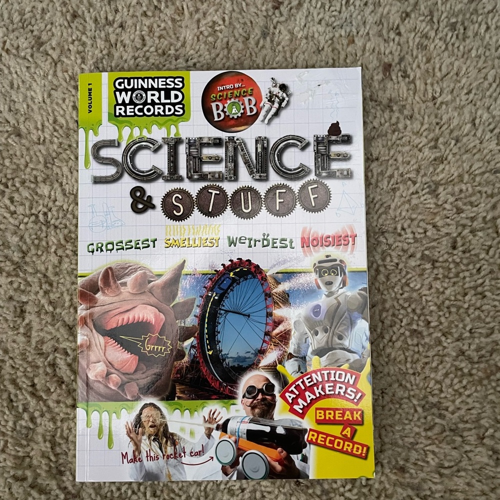 Science and stuff Guinness world records book
